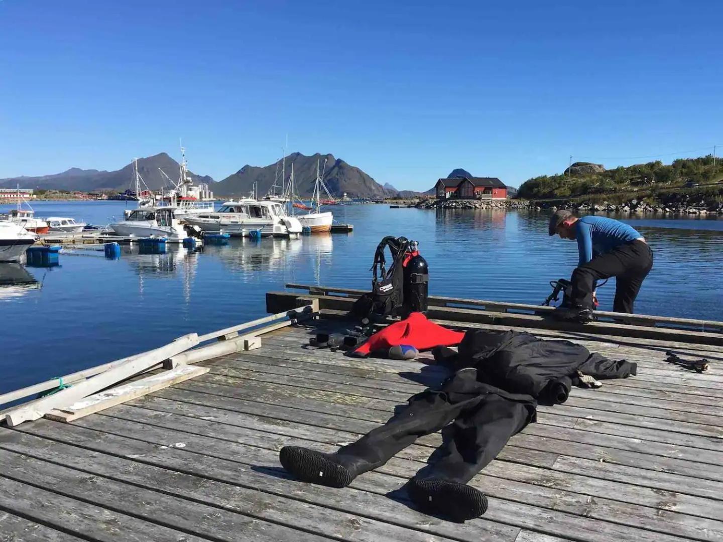 Real Fisherman'S Cabins In Ballstad, Lofoten Zewnętrze zdjęcie
